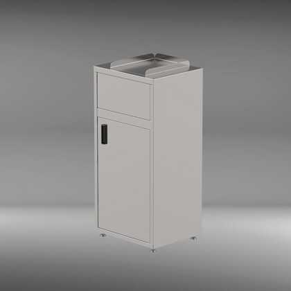 Тумба-урна с мусороприемником