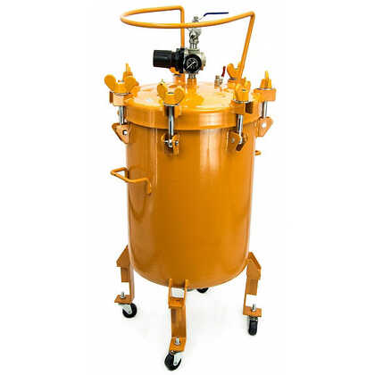 Нагнетательный бак для текстурных составов и шпатлевок ASPRO-60